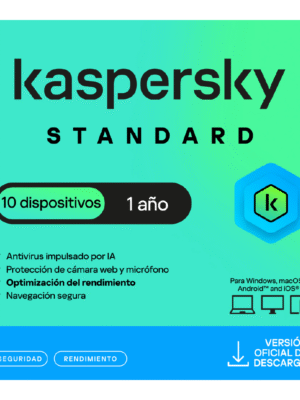 Kaspersky Standard 10 Dispositivos 12 Meses
