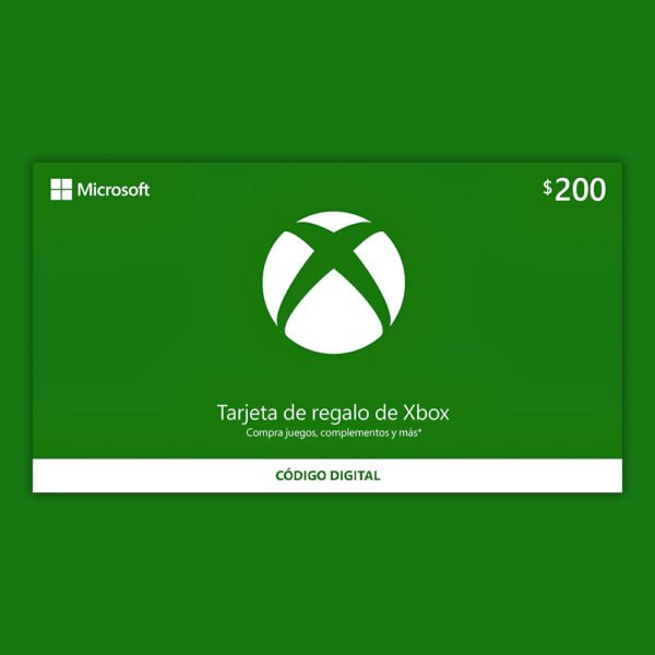 Tarjeta de Regalo Xbox 0 Mx