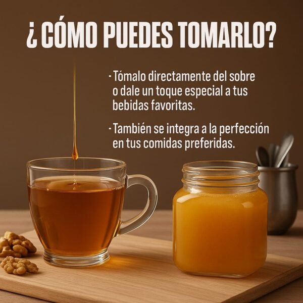 Black Horse Miel 10g Potencia Premium Vital Honey 24 Sobres