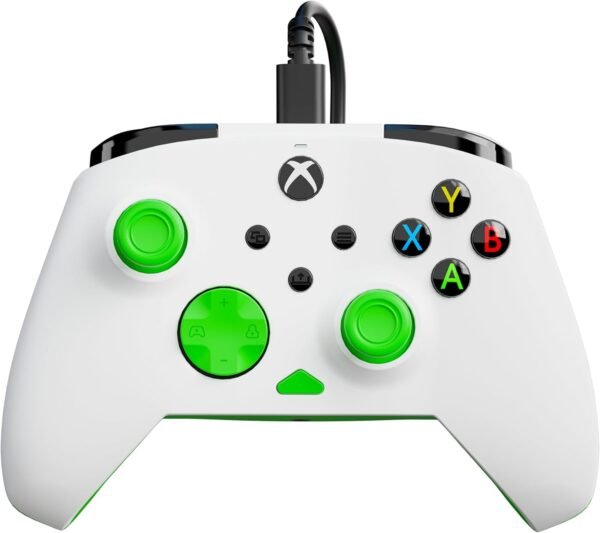 Control Alambrico Turtle Beach Para Xbox Series Rematch Core Blanco Verde