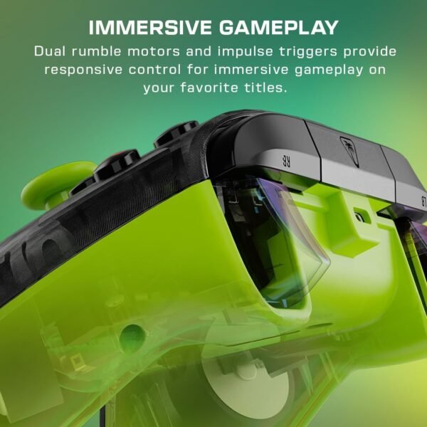 61aeMYV1gwL._AC_SL1080_ Control Alambrico Turtle Beach Para Xbox Series Rematch Core Ghost Black Camo/Yellow