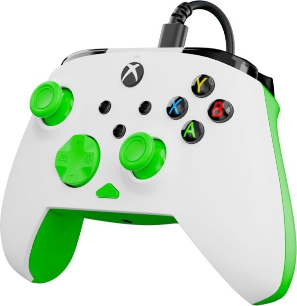 Control Alambrico Turtle Beach Para Xbox Series Rematch Core Blanco Verde