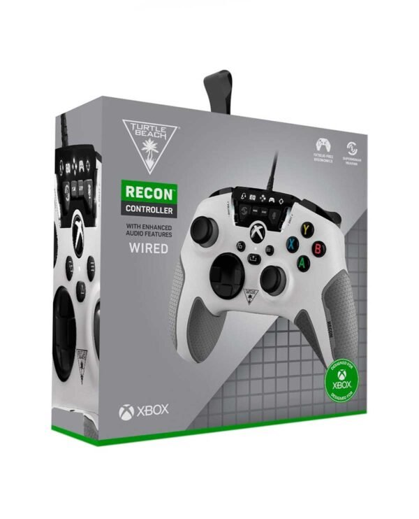 Control Alambrico Turtle Beach Recon para Xbox Series - Blanco