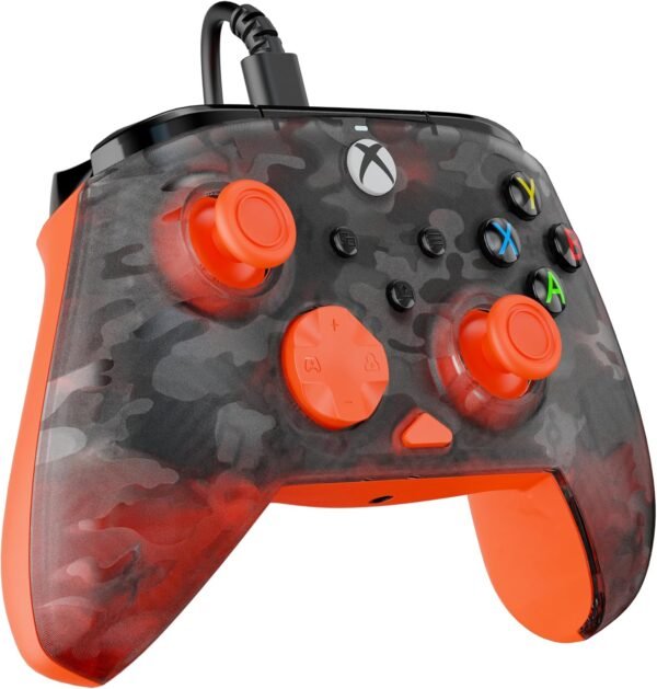 81CH8YLmzsL._AC_SL1500_ Control Alambrico Turtle Beach Para Xbox Series Rematch Core Ghost Black Camo/Orange