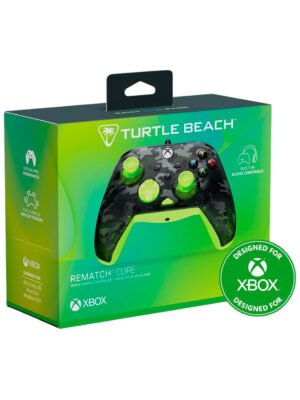 Control Alambrico Turtle Beach Para Xbox Series Rematch Core Ghost Black Camo/Yellow