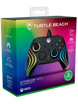 Control Alambrico Turtle Beach Afterglow Wave Black - RGB Para Xbox Series