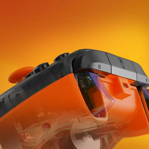 PJ-30085-TRBa_6 Control Alambrico Turtle Beach Para Xbox Series Rematch Core Ghost Black Camo/Orange