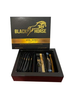 Black Horse Miel 10g Potencia Premium Vital Honey 24 Sobres