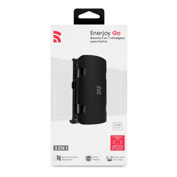 Remotto Batería Recargable para Nintendo Switch 3 en 1 Enerjoy Go