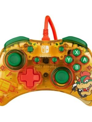 Control Pdp Alambrico Para Nintendo Rock Candy Bowser