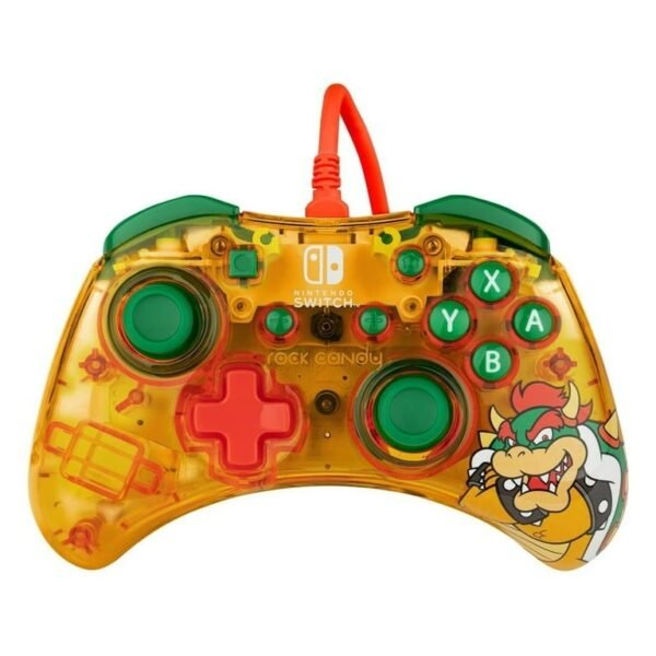 Control Pdp Alambrico Para Nintendo Rock Candy Bowser