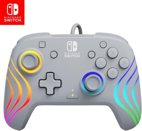 51Wv2bLTalL._AC_SL1080_ Control Pdp Alambrico Para Nintendo Afterglow Wave Gris - RGB