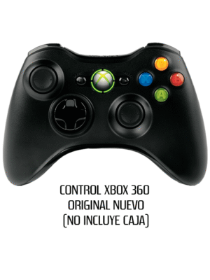 Control Inalámbrico Microsoft Xbox 360 Black - Nuevo (sin caja)