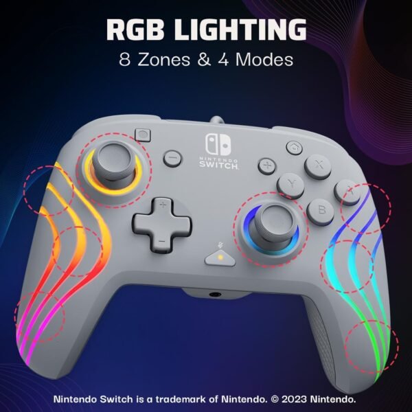 616BGp0II0L._AC_SL1080_ Control Pdp Alambrico Para Nintendo Afterglow Wave Gris - RGB