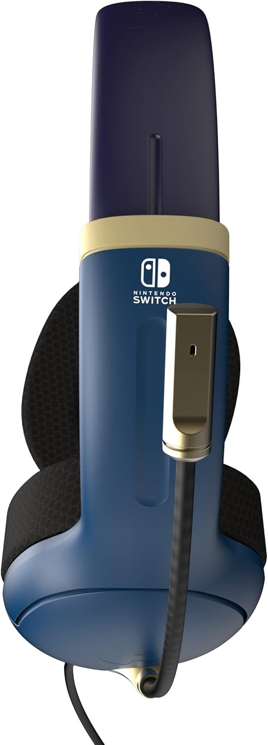 Diadema Alambrica Nintendo Switch PDP Legend of Zelda Hyrule Blue
