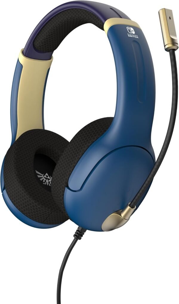 Diadema Alambrica Nintendo Switch PDP Legend of Zelda Hyrule Blue