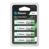 AA 1300 Steren Paquete De 4 Pilas Recargables Aa Nimh 1300 Mah