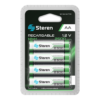 Steren Paquete De 4 Pilas Recargables Aa Nimh 2500 Mah