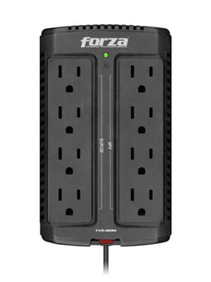 Regulador De Voltaje 8 Contactos Forza Fvr-901m 450 Watts