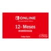 Nintendo 12 meses Nintendo Online 12 Meses México - Codigo Digital