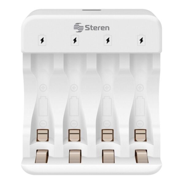 cargador-inteligente-de-pilas-aa-y-aaa-incluye-4-pilas-aa (1) Steren Cargador inteligente de pilas “AA” y “AAA” con 4 pilas AA - Tipo C