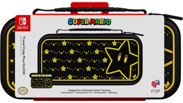 Estuche de viaje para Nintendo Switch Glow - Super Star