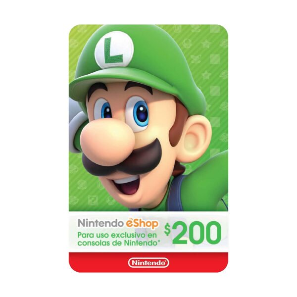 eshop 200 Nintendo eShop 0 pesos México - Codigo Digital