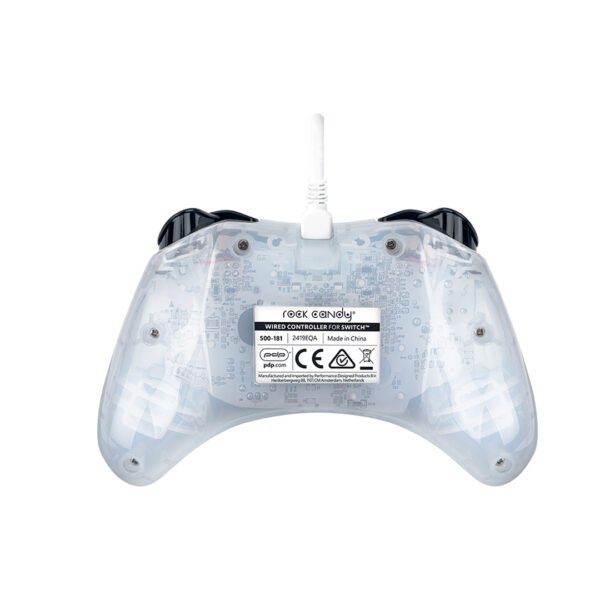 Control Pdp Alambrico Para Nintendo Rock Candy Frost White