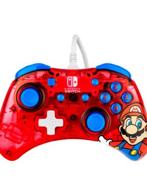 Control Pdp Alambrico Para Nintendo Rock Candy Mario