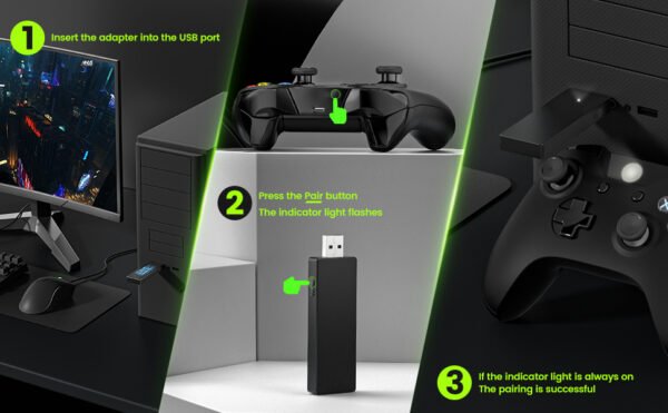 4f2ac5cc-87d0-42bb-8b20-90e1bd31e1c1.__CR0,0,970,600_PT0_SX970_V1___ Adaptador inalámbrico Xbox para Windows - Controles y Diademas 2.4hz