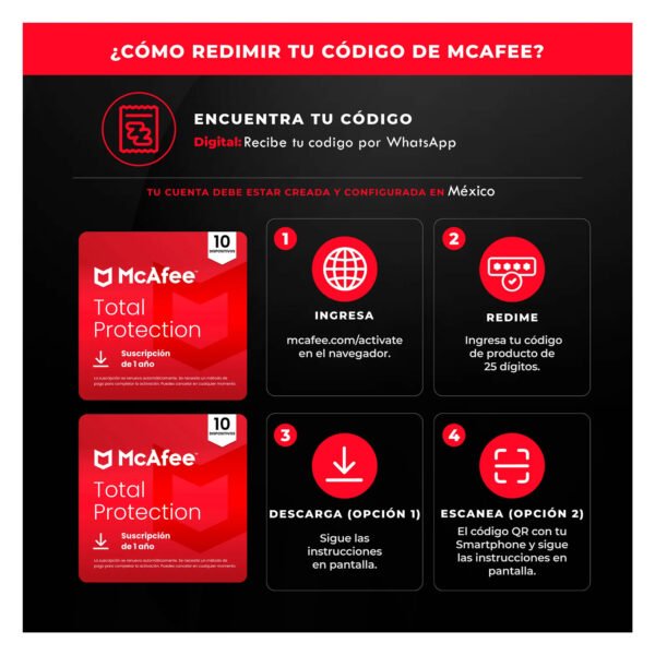 Mcafee Antivirus Total Protection 10 Dispositivos 1 Año