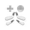 Accesorios para Control Xbox Elite Series Core 2 - Kit Plateado